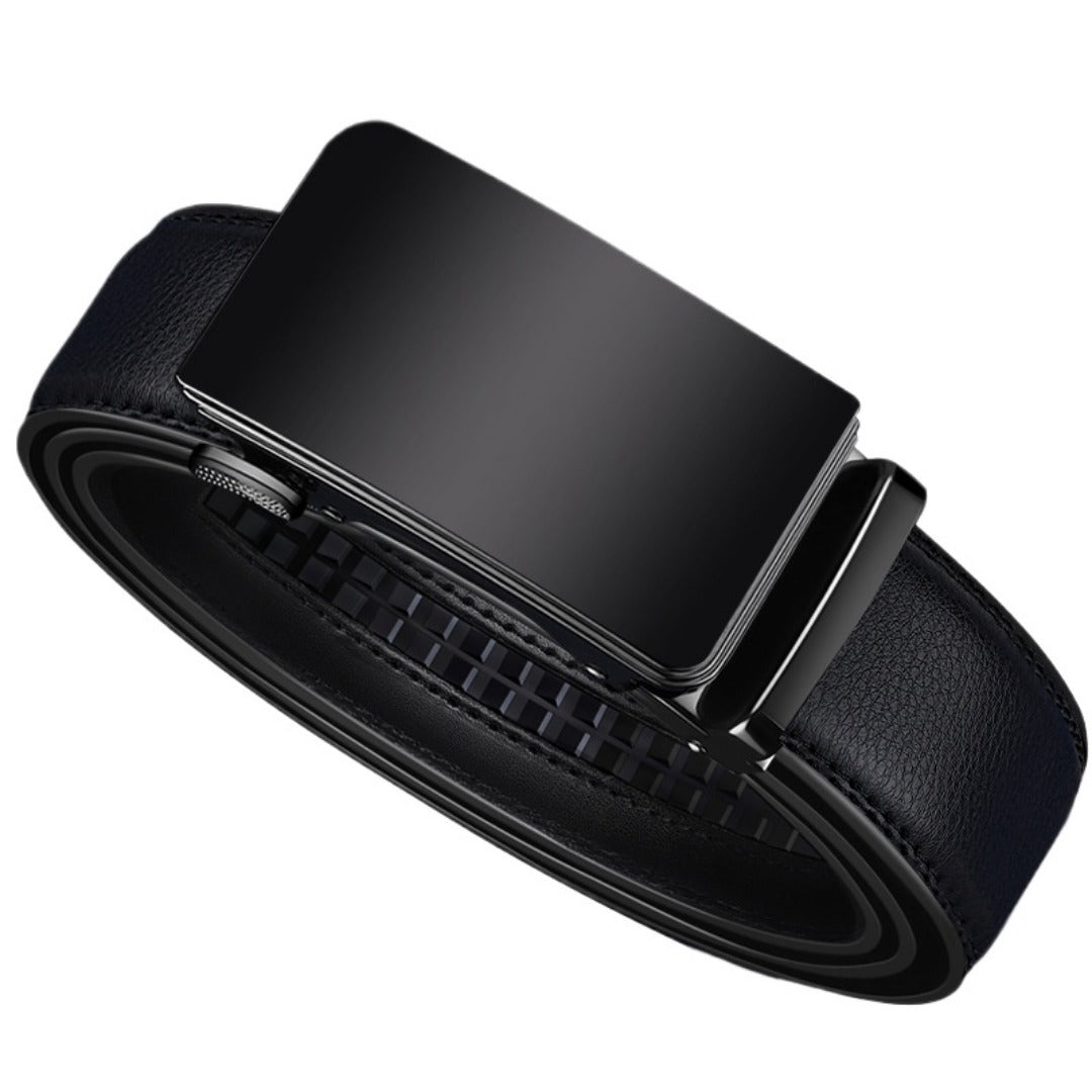 Smart Leather Belt with Easy-to-Use Buckle