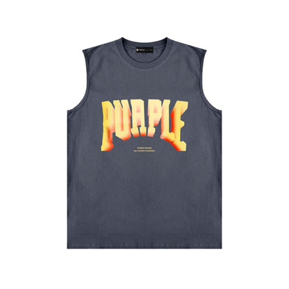 Sleeveless T-shirt Vest