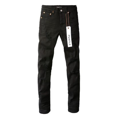 Jeans High Street Black Ripped And Distressed 9022