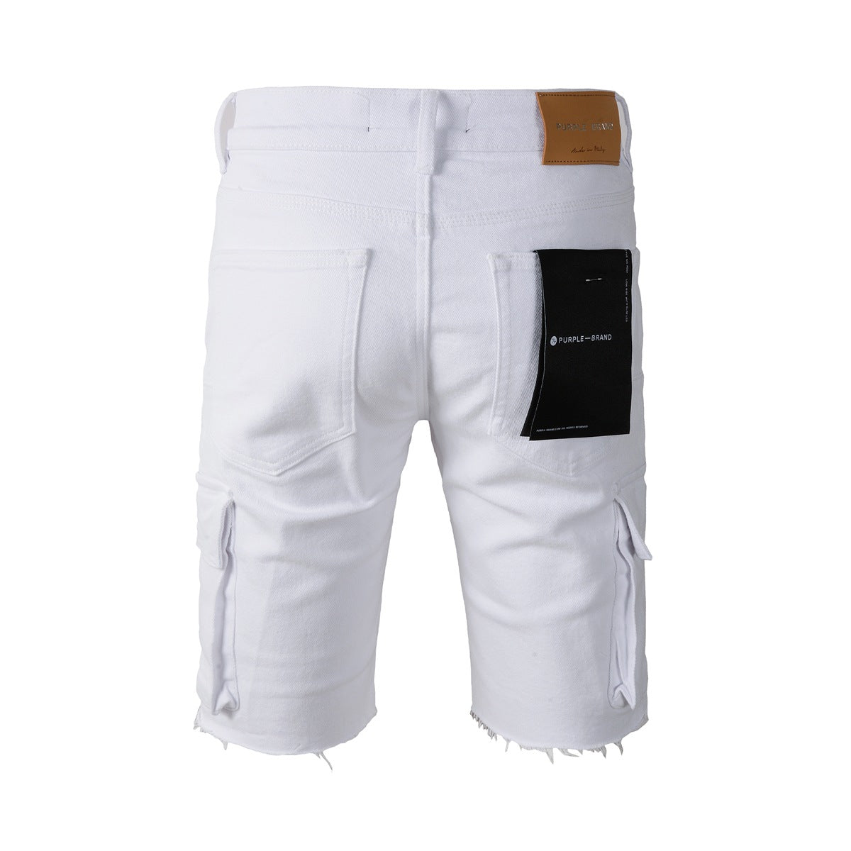 White Jean Shorts 5082 with Classic and Clean Style