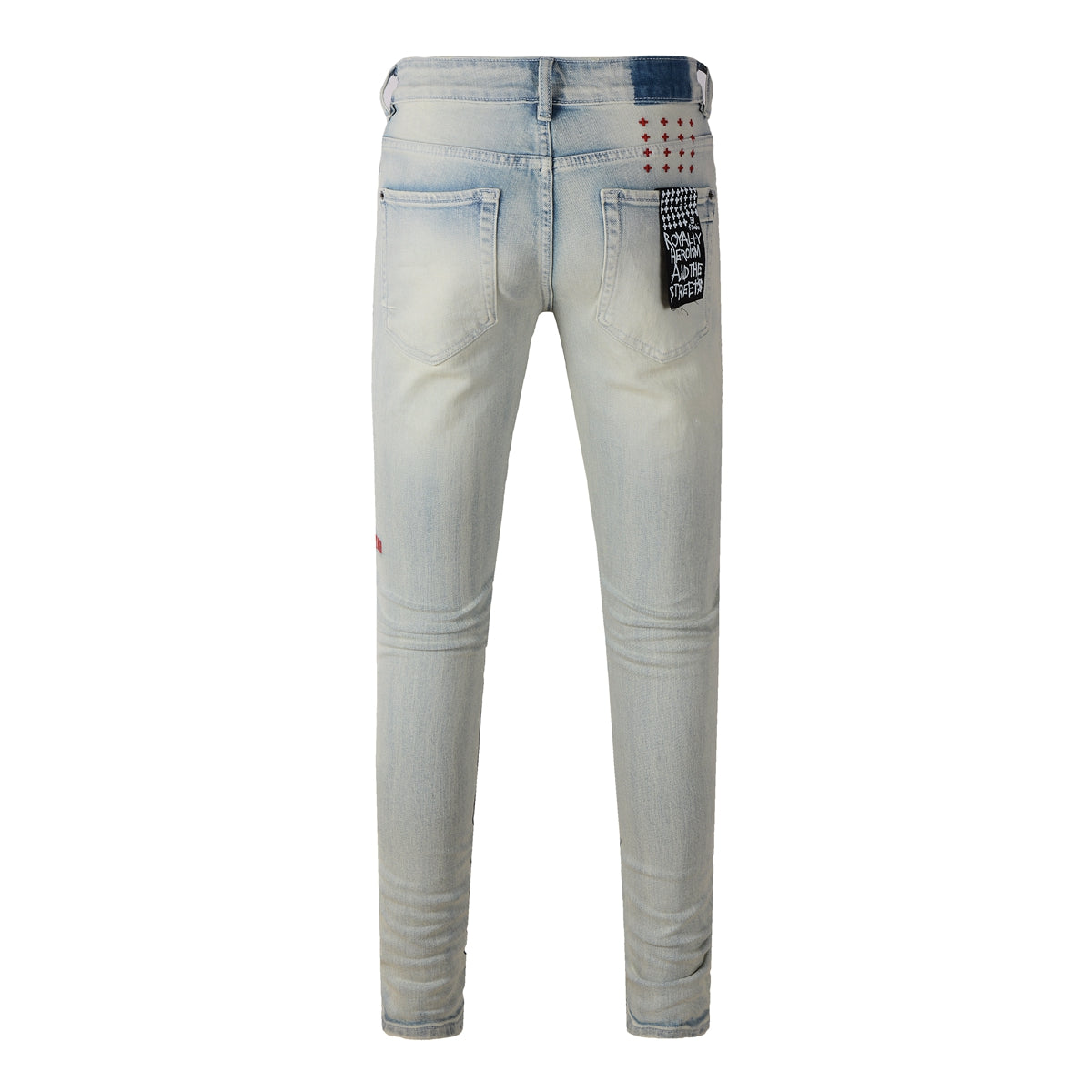 Slim Fit Jeans with Faded Details 3017